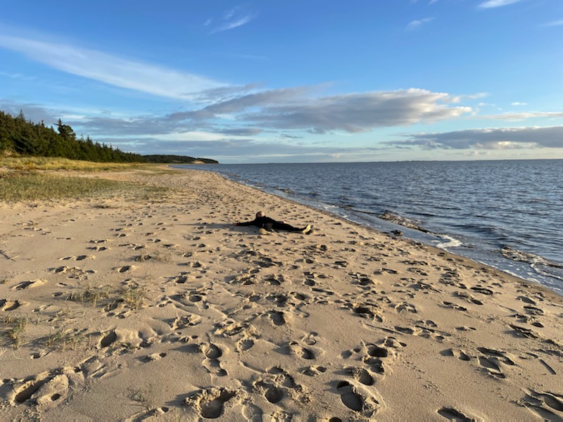 Leg på stranden ved Marbæk