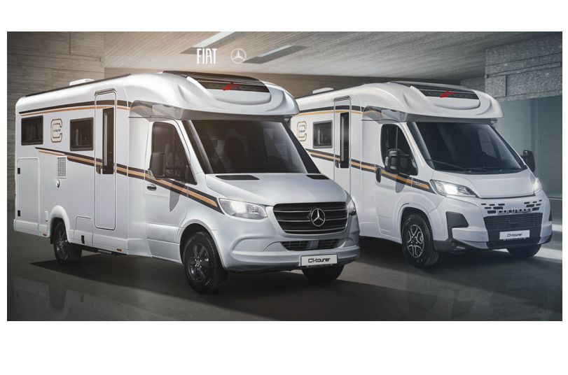 Delintegrerede Carthago-modeller på Mercedes Benz eller Fiat.