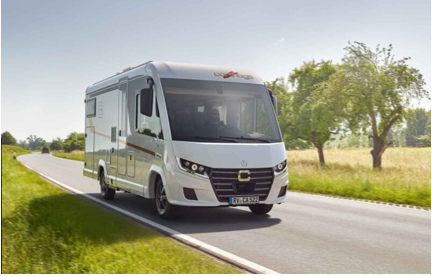 C2-tourer chassiset fås både på Mercedes Benz og Fiat med AL-KO- lav ramme.
